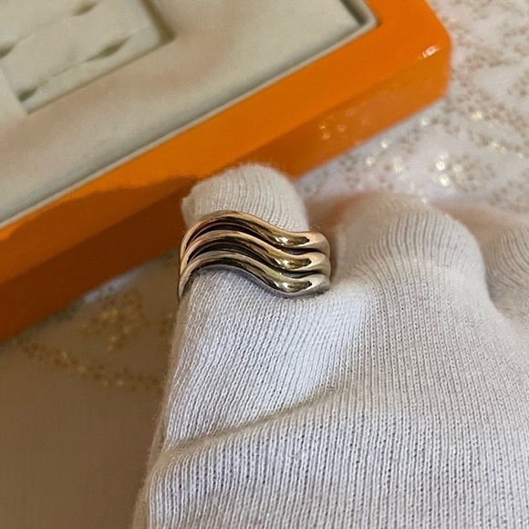 FOLLI FOLLIE tri color ring in 92.5 sterling silver - Picture 6 of 15